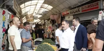 Hatay Valisi Masatlı, Uzun Çarşı Esnafını Ziyaret Etti