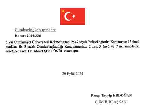 Sivas Cumhuriyet Üniversitesi yeni rektörü kim oldu? Sivas Cumhuriyet Üniversitesi Rektörü Prof. Dr. Ahmet Şengönül kimdir, kaç yaşında, nereli, branş