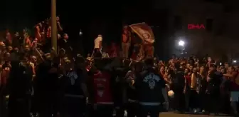 Galatasaray'a Florya'da Coşkulu Karşılama