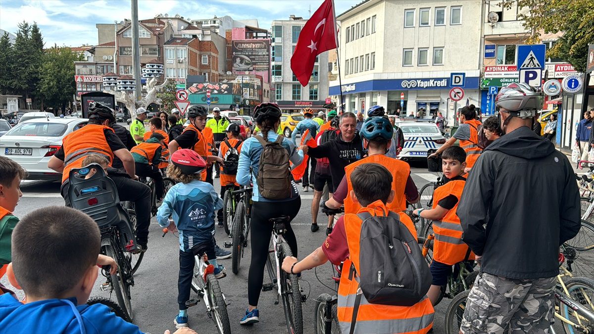 Kırklareli'nde Avrupa Hareketlilik Haftası Bisiklet Turu