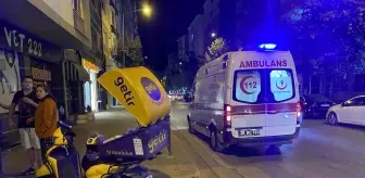 Eskişehir'de Motosikletli Kurye Kadına Çarptı