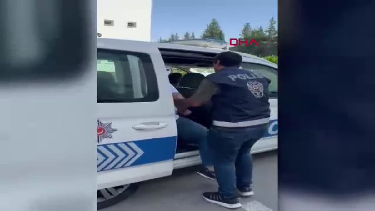 Ölümle Tehdit Eden Eş Polis Merkezinde Yakalandı