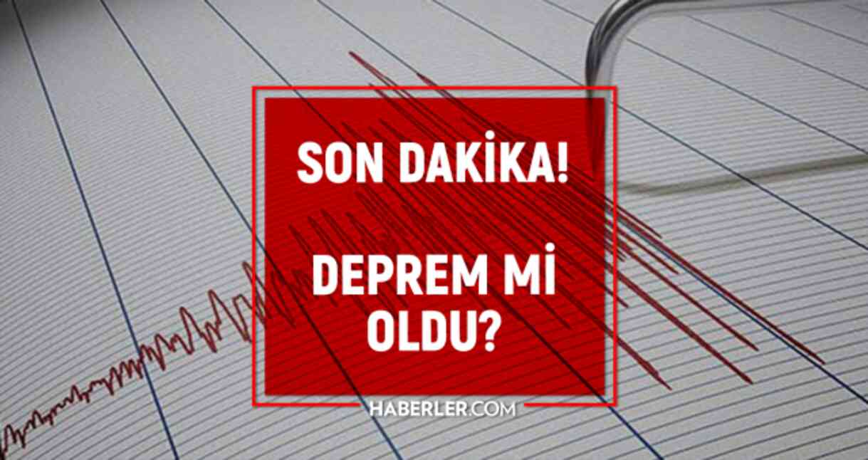 Az önce deprem mi oldu? 23 Eylül en son depremler kaç şiddetinde oldu? Kandilli Rasathanesi ve AFAD deprem listesi!