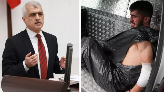 DEVA Party member Gergerlioğlu is reacting to the fact that the killer who martyred our police officer was dressed in a black bag.