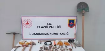 Elazığ'da Kaçak Kazı Yapan Şüpheli Suçüstü Yakalandı