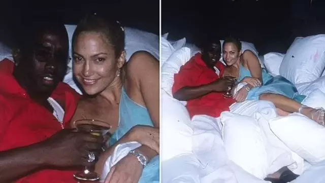 Images of Jennifer Lopez's ex-boyfriend, who was arrested for prostitution, have surfaced showing him in bed.