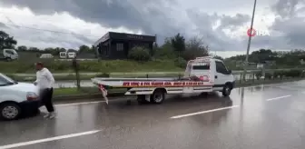 Sinop'ta Trafik Kazasında 4 Yaşındaki Çocuk Yaralandı