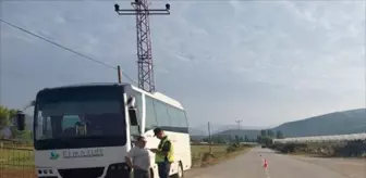 Amasya İl Jandarma Komutanlığı'ndan Servis Araçları Denetimi