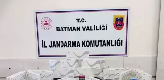 Hasankeyf'te Jandarma Denetiminde Gümrük Kaçağı Sigara Ele Geçirildi