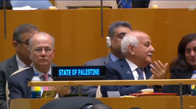 The Israeli representatives at the UN listened to Erdoğan like this