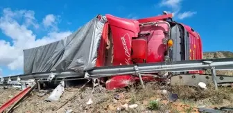 Çorum'da Devri Kaza: Sürücü Yaralandı