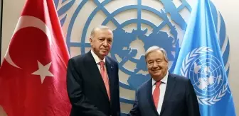 Cumhurbaşkanı Erdoğan, BM Genel Sekreteri Guterres ile Görüştü