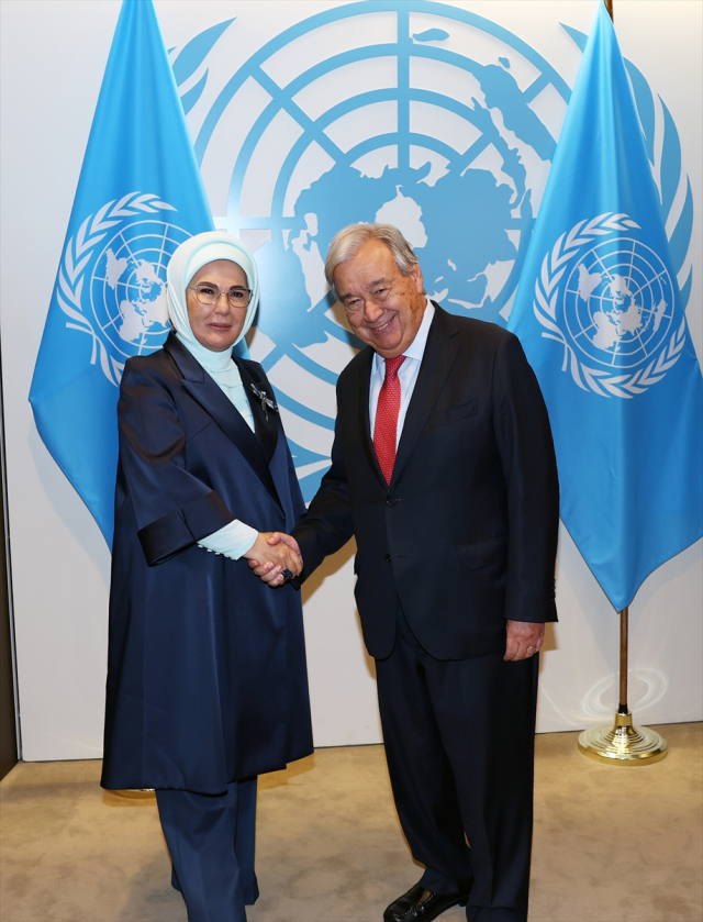 Emine Erdoğan met with Guterres: The agenda was zero waste and the climate crisis