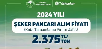 2024 Şeker Pancarı Alım Fiyatı Belirlendi