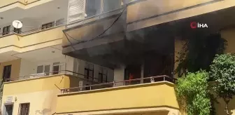 Alanya'da Daire Yangını, Kullanılamaz Hale Geldi