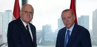 Cumhurbaşkanı Erdoğan, Lübnan Başbakanı Necib Mikati'yi Kabul Etti