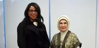 Emine Erdoğan, Malcolm X'in Kızı Ilyasah Shabazz ile New York'ta Görüştü