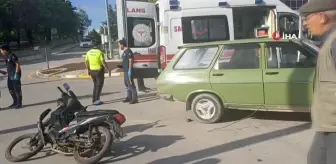 Çorum'da Otomobil ve Motosiklet Çarpıştı: 2 Yaralı