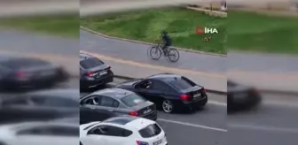 Yaralı Güvercin Trafiği Alt Üst Etti