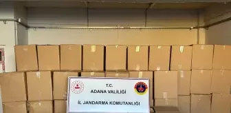 Adana'da Kaçak Makaron Operasyonu: 5 Milyon Makaron Ele Geçirildi