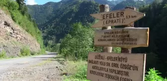 Artvin'de Köylüler İmece Usulü Yol Onarıyor