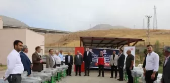 Hasankeyf'te Üreticilere Üzüm Sıkma Makinesi Desteği