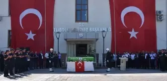 Çanakkale Gelibolu'da Belediye Başkan Yardımcısı Selçuk Bartan'ın Cenazesi Toprağa Verildi