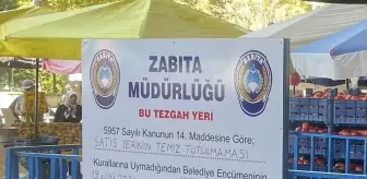 Çorum'da Hijyen İhlali Yapan Esnafa Tezgah Kapatma Cezası