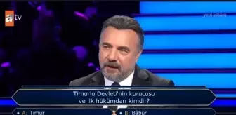 Timurlu Devleti'nin kurucusu ve ilk hükümdarı kimdir? Kim Milyoner Olmak İster 27 Eylül Cuma soru cevapları!