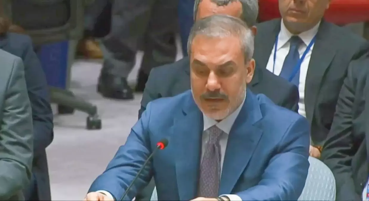 Dışişleri Bakanı Fidan'dan BM'de İsrail'e Eleştiri