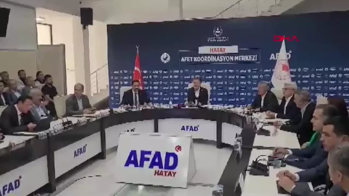 Bakan Yumaklı'dan Hatay'daki Tarımsal Üretim Planlaması Değerlendirmesi