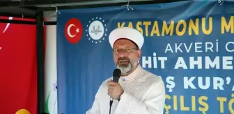 Diyanet İşleri Başkanı Ali Erbaş, Şehit Ahmet Şahan adına Kur'an Kursu açılışına katıldı