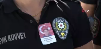 Meslektaşları şehit polis Şeyda Yılmaz için lokma dağıttı