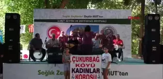 Mersin'de Şalvarlı Kadınlar Korosu Zeytin Festivali'nde Sahne Aldı