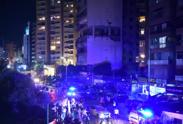 A first since 2006! Israel struck a location outside Beirut's Dahiye area