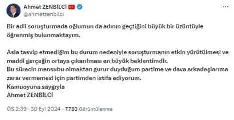 Ahmet Zenbilci neden istifa etti? AK Parti Ahmet Zenbilci kimdir?