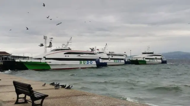 Some of the Bursa-Istanbul ferry services have been canceled due to adverse weather conditions.