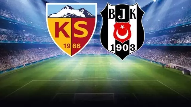 Live commentary! The first whistle has blown in the Kayserispor-Beşiktaş match.