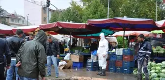 Eskişehir'de Sağanak Nedeniyle Pazar Caddesi Çöktü