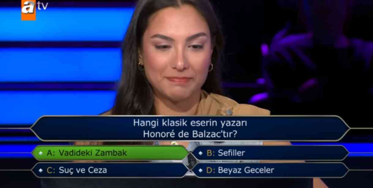 Hangi klasik eserin yazarı Honoré de Balzac'tır? Kim Milyoner Olmak İster yeni bölüm soru ve cevapları!