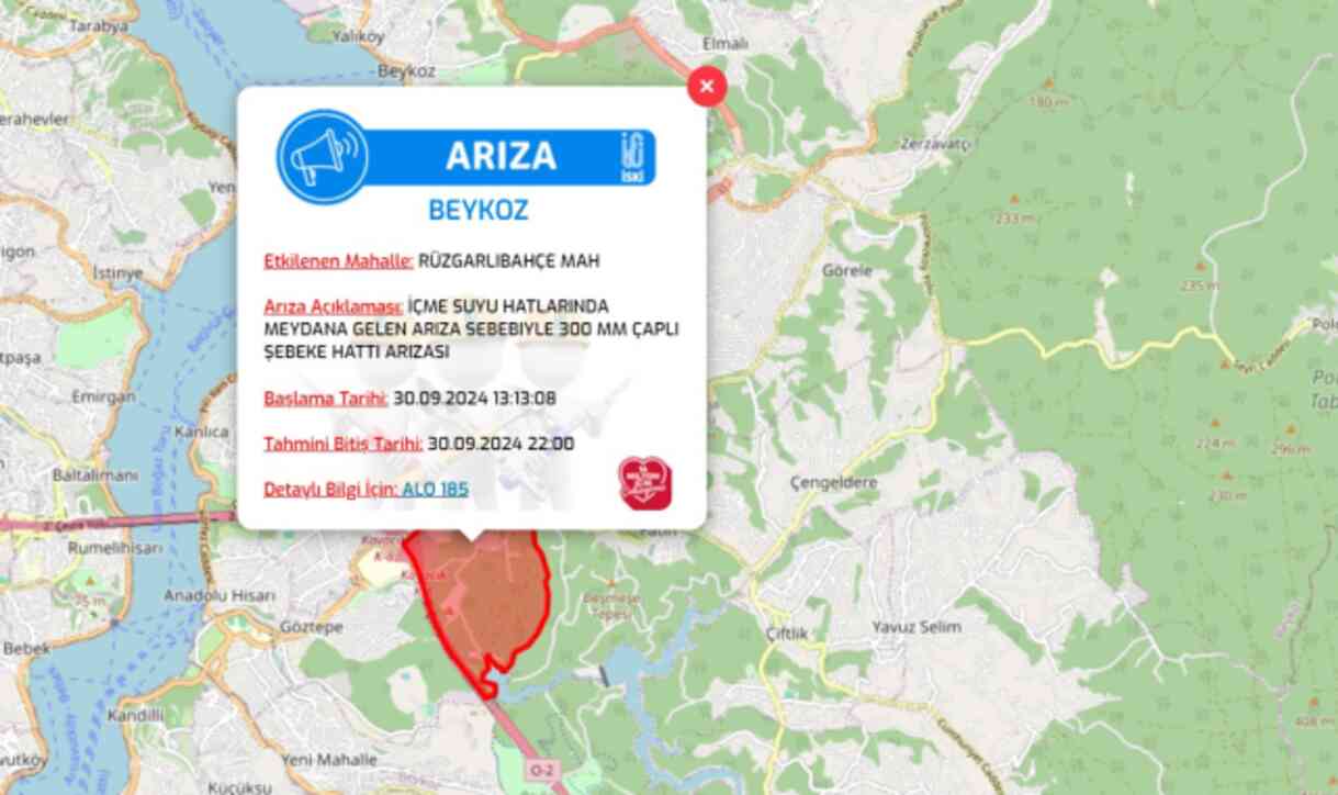 İstanbul İSKİ su kesintisi! 1 Ekim Beykoz, Küçükçekmece, Üsküdar su kesintisi listesi! Sular ne zaman gelecek?