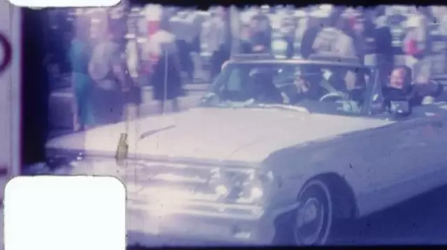 Previously unseen footage of the John F. Kennedy assassination was sold for $110,000.