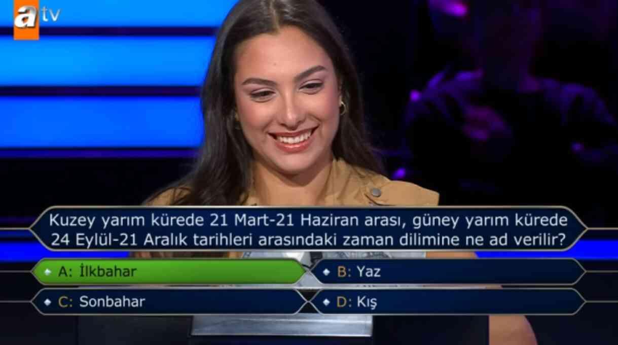 Kuzey yarım kürede 21 Mart-21 Haziran arası, güney yarım kürede 24 Eylül-21 Aralık tarihleri arasındaki zaman dilimine ne ad verilir? Kuzey yarım kürede 21 Mart-21 Haziran arası, güney yarım kürede 24 Eylül-21 Aralık tarihleri arasındaki zaman dilimine ne ad verilir?