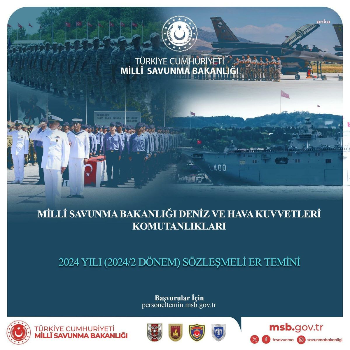 Milli Savunma Bakanlığı, Sözleşmeli Er Alım Duyurusunu Yaptı