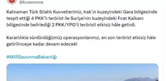 Türk Silahlı Kuvvetleri, PKK'lı 6 Teröristi Etkisiz Hale Getirdi