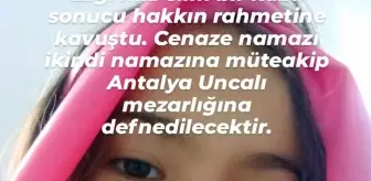 Kumluca'da Kumda Oyun Faciası: 8 Yaşındaki Kız Çocuk Hayatını Kaybetti