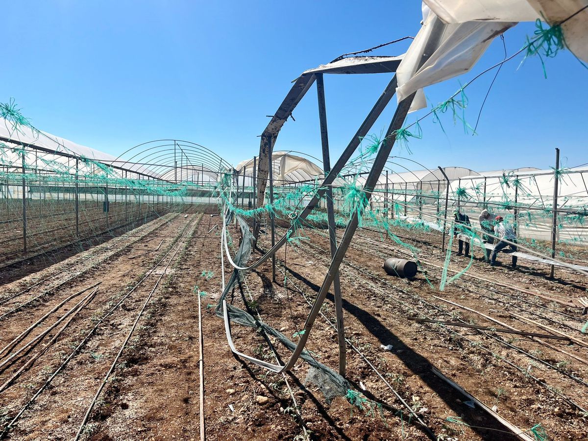 Antalya'da Kuvvetli Rüzgar ve Yağmur, 20 Sera Zarar Gördü