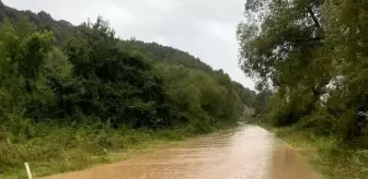 Zonguldak'ta Yoğun Yağışlar Ulaşımı Olumsuz Etkiledi