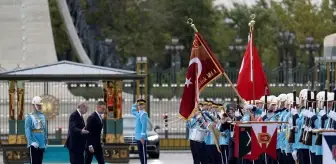 Cumhurbaşkanı Erdoğan, Finlandiya Cumhurbaşkanı Stubb'u resmi törenle karşıladı