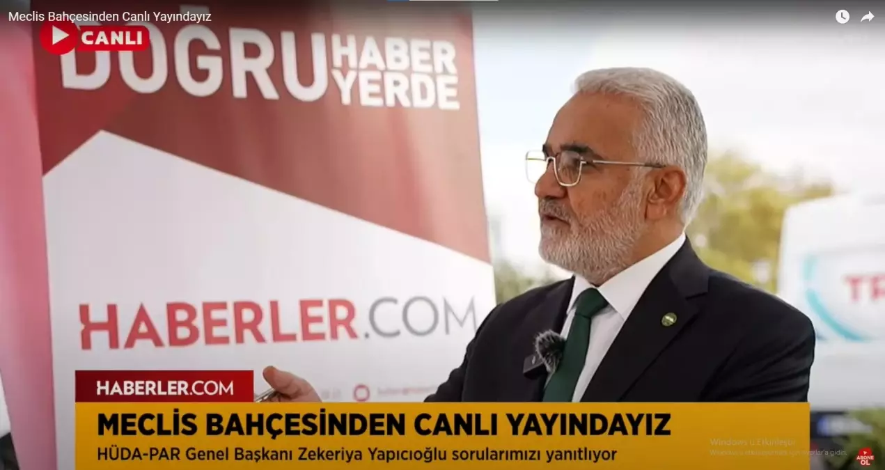 Yapıcıoğlu'ndan "4. madde" tartışmalarına yanıt: Bizim Cumhuriyet'le bir kavgamız yok